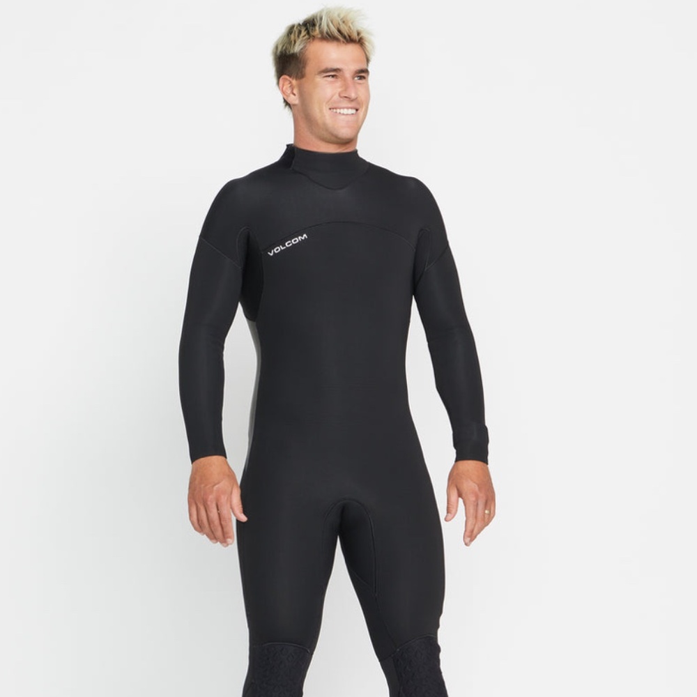 VOLCOM MENS MODULATOR 3/2MM LONG SLEEVE BACK ZIP FULLSUIT MEDIUM *NWT